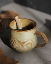 Vintage Style Ceramic Coffee Cup