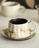 Wabi-Sabi Reactive Glaze Ceramic Mug
