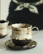 Wabi-Sabi Rustic Ceramic Coffee Cup