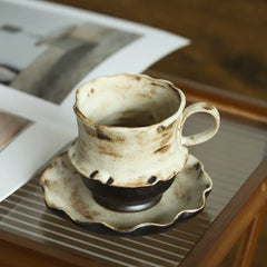 Wabi-Sabi Rustic Ceramic Coffee Cup