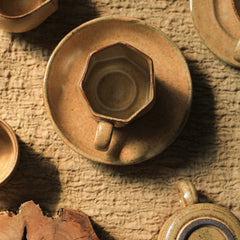 Vintage Rustic Ceramic Coffee Cup