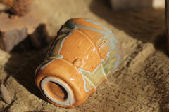 Autumn Leaf Underglaze Ceramic Coffee Cup