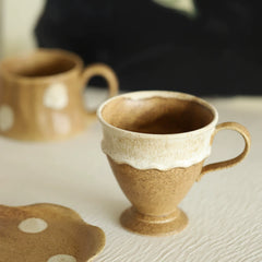 Wabi-Sabi Handmade Ceramic Coffee Cup