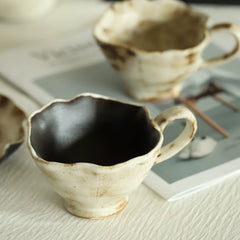 Wabi-Sabi Rustic Ceramic Coffee Cup