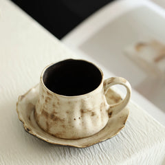 Wabi-Sabi Reactive Glaze Ceramic Mug