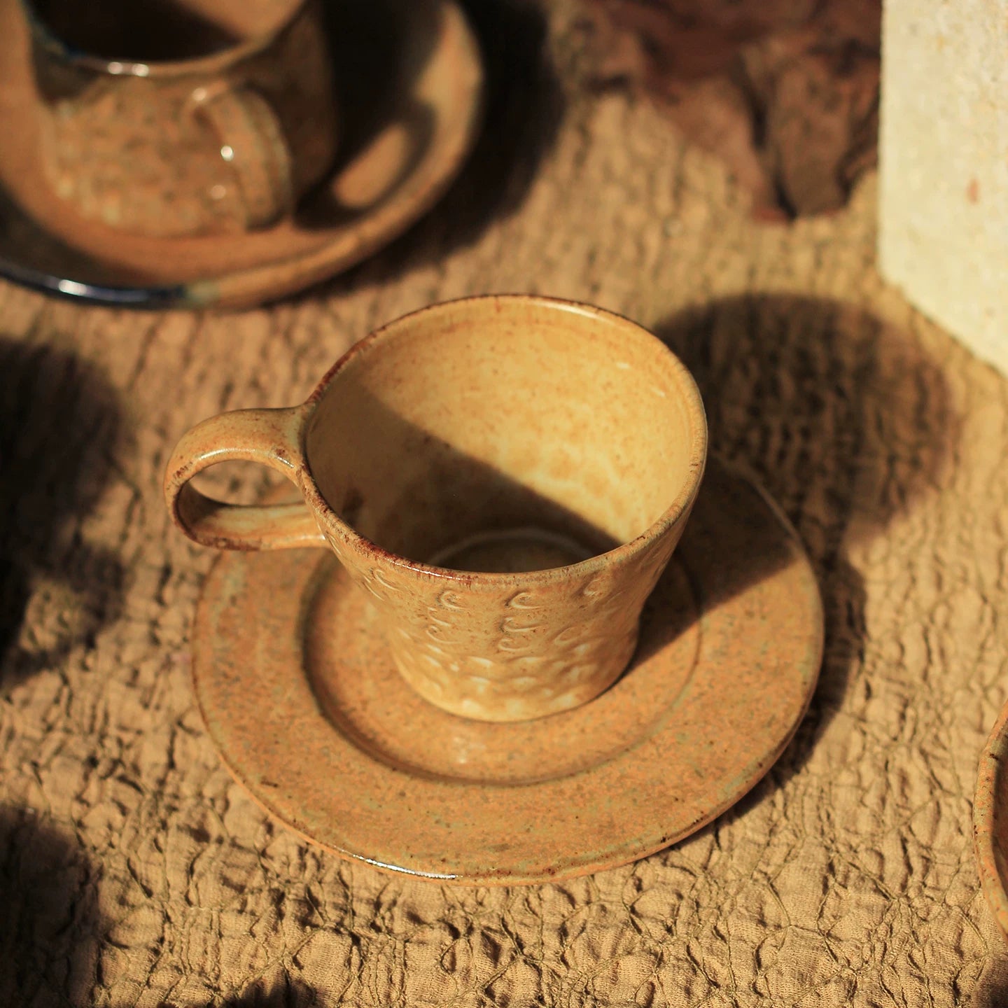 Vintage Style Ceramic Coffee Cup