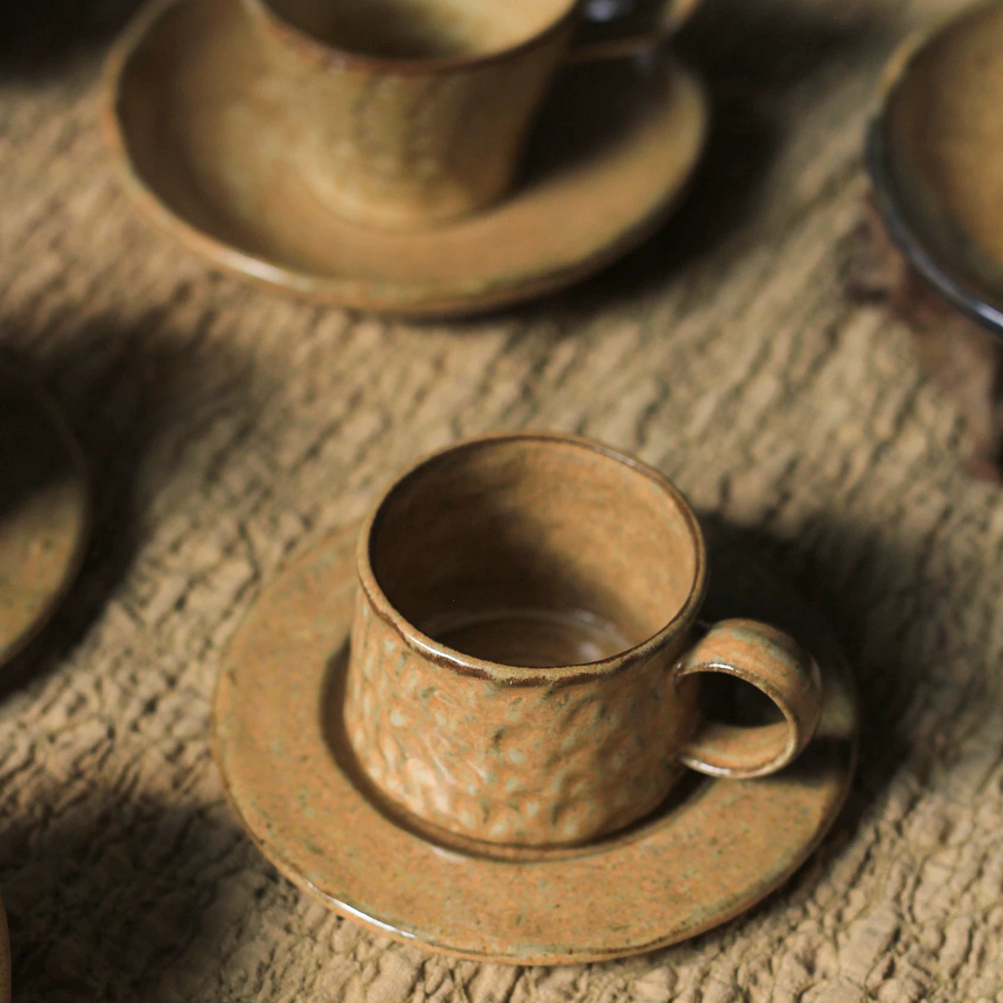 Vintage Style Ceramic Coffee Cup