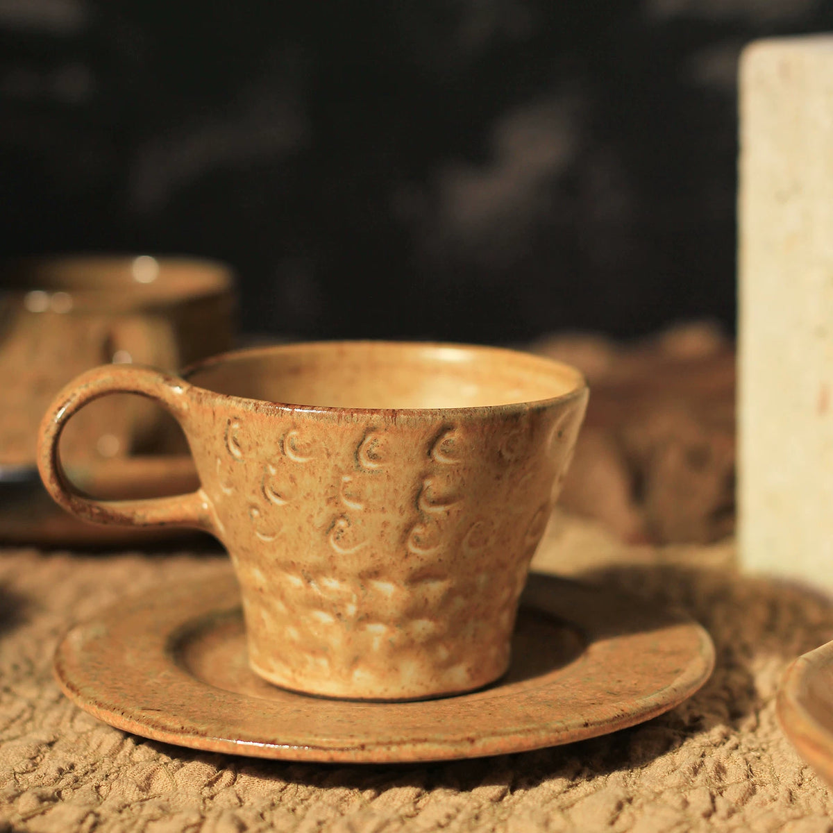 Vintage Style Ceramic Coffee Cup