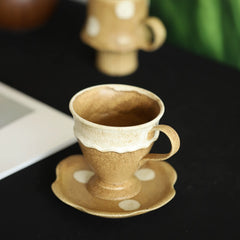 Wabi-Sabi Handmade Ceramic Coffee Cup