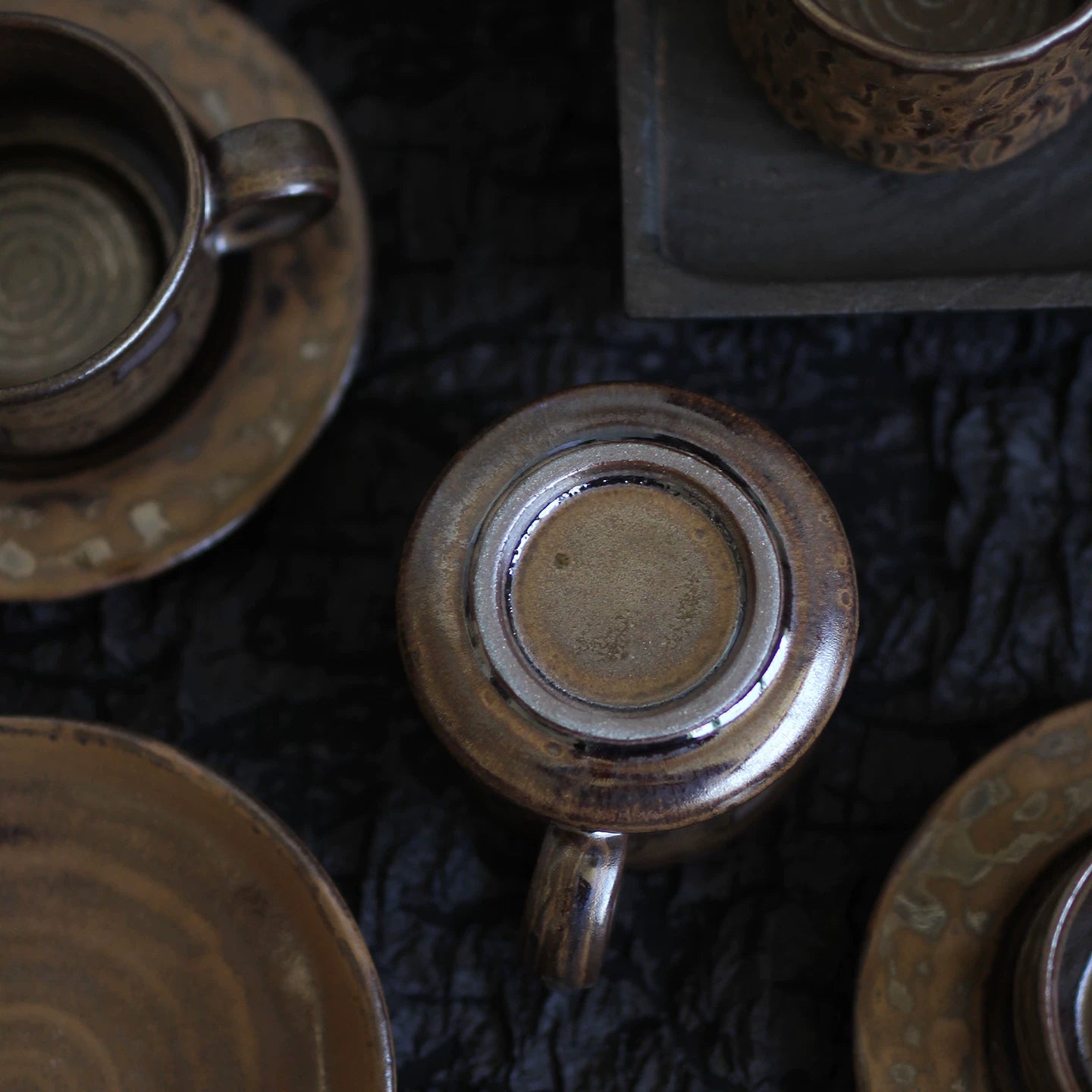 Vintage Rustic Ceramic Small Coffee Cup