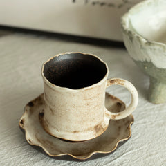 Wabi-Sabi Handmade Ceramic Coffee Cup